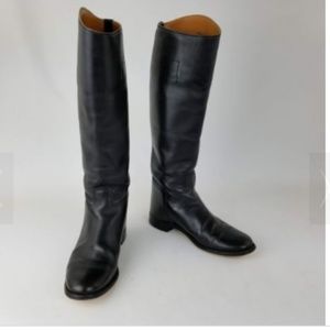 Bottes équitation Marlboro – Cuir Noir, Hautes, Femme, Pointure US 7 (EU 38)